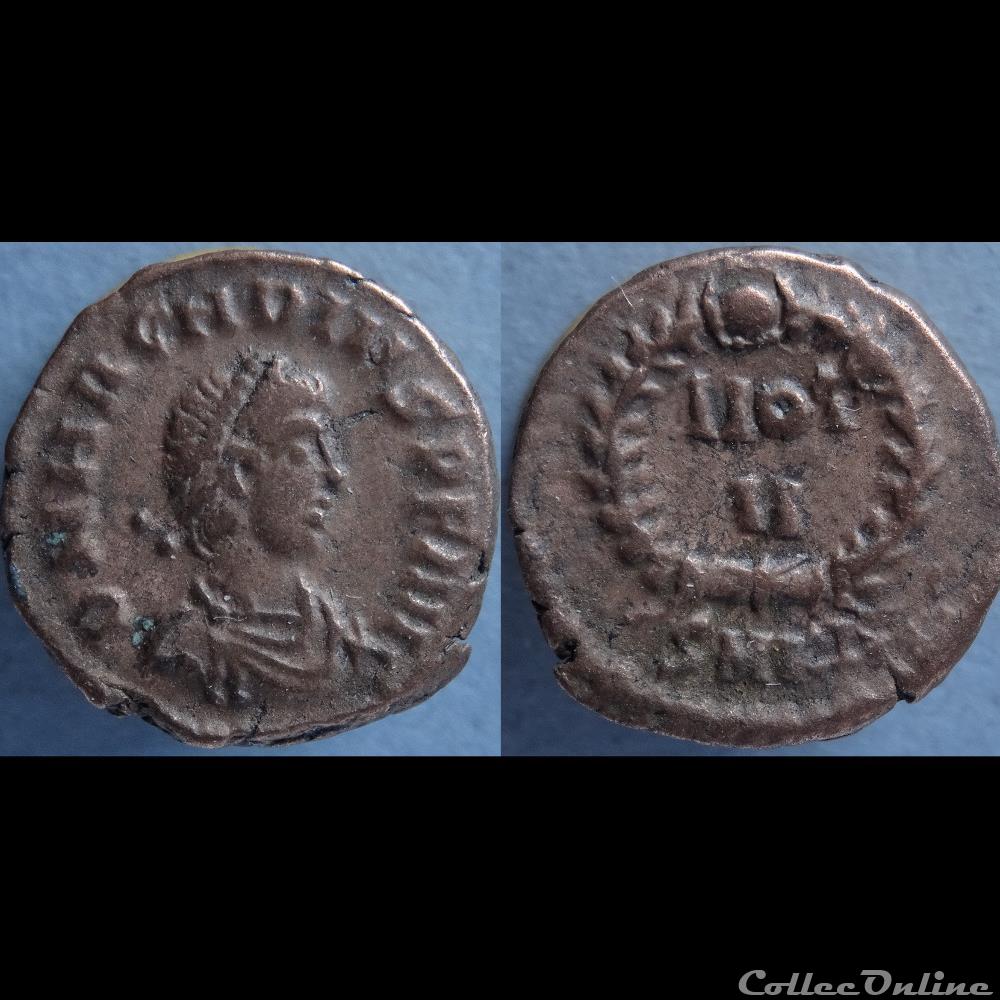 monnaie antique romaine ae4 arcadius cyzique ric 20