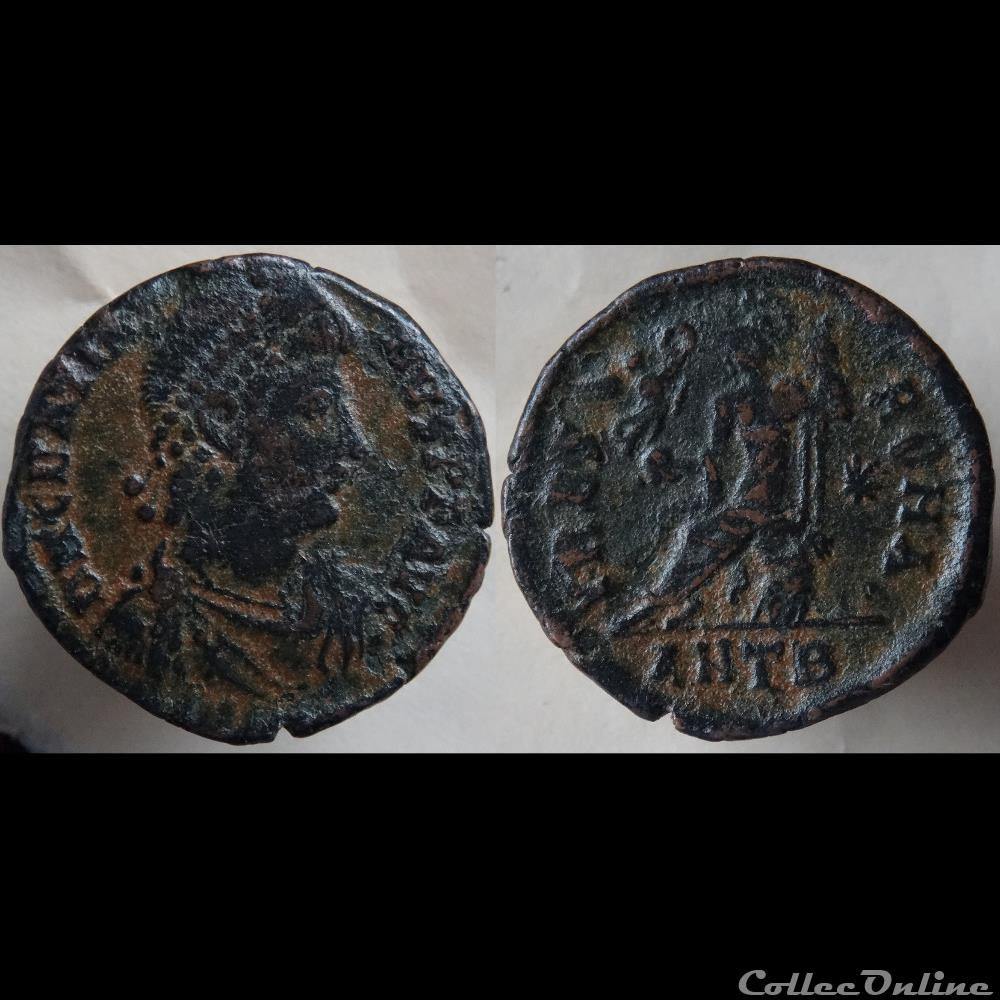 Ae3 Gratien - Antioche Cf. RIC. 51 4 monnaie antique romaine ae3 gratien antioche cf ric 51