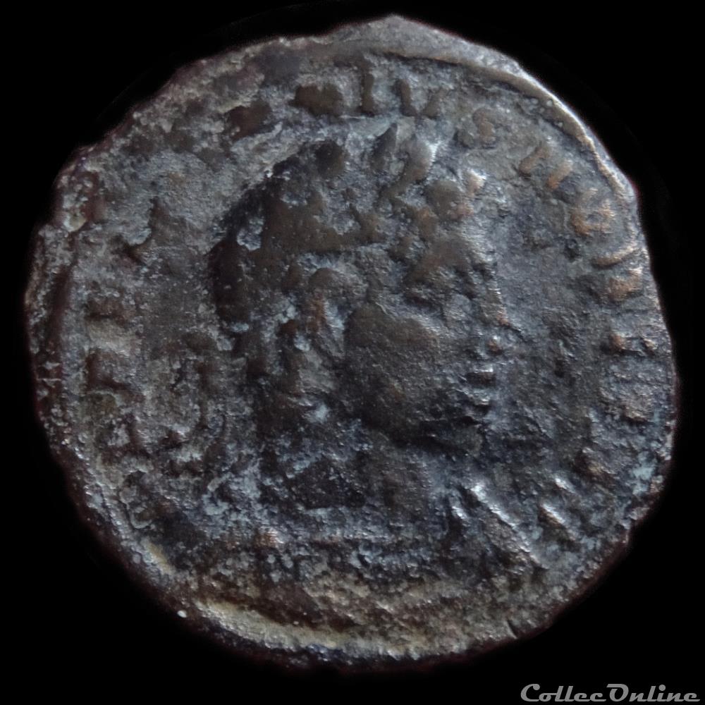 Ae3 Delmace - Constantinople RIC. 142 3 monnaie antique romaine ae3 delmace constantinople ric 142