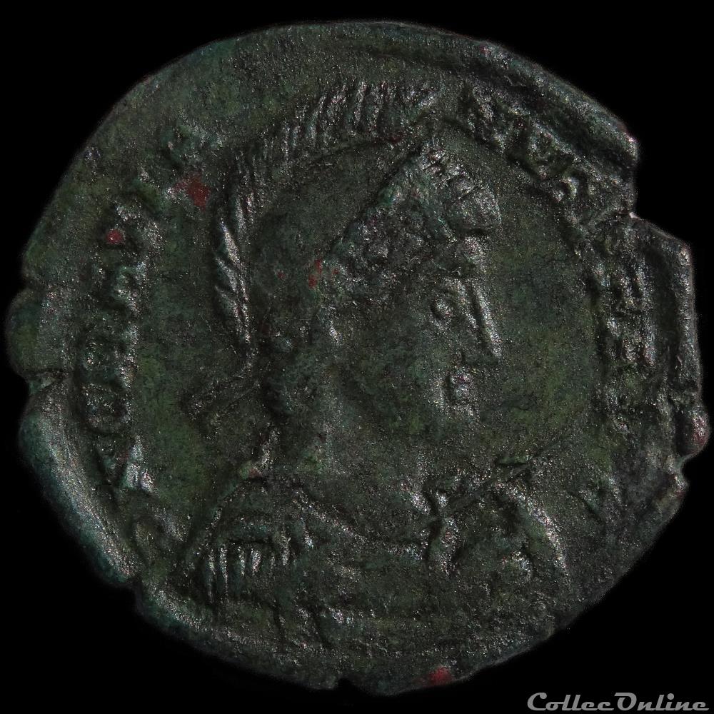 Ae2 Gratien - Nicomédie RIC. 25 monnaie antique romaine ae2 gratien nicomedie ric 25