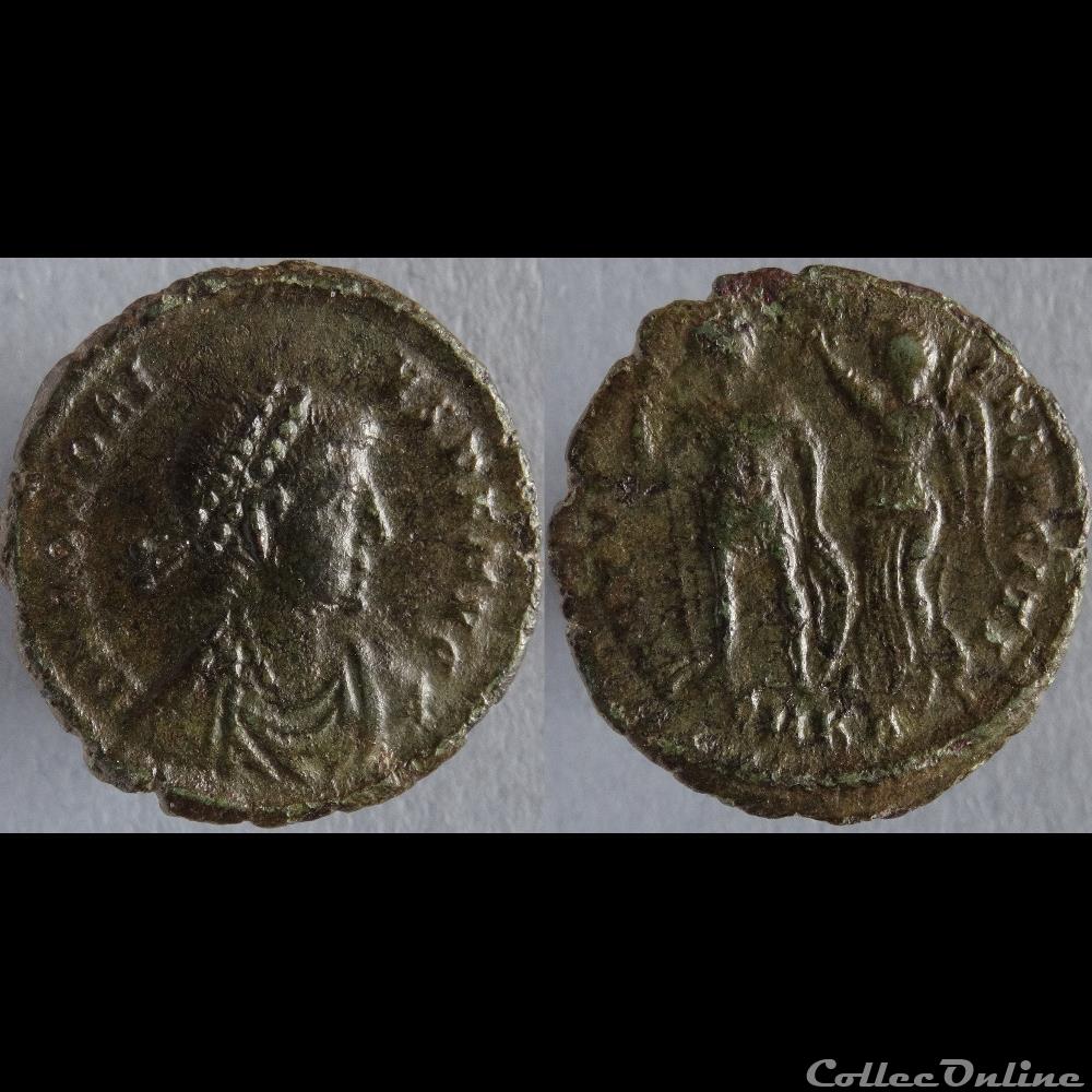 Ae3 Honorius - Cyzique RIC. 68 3 monnaie antique romaine ae3 honorius cyzique ric 68