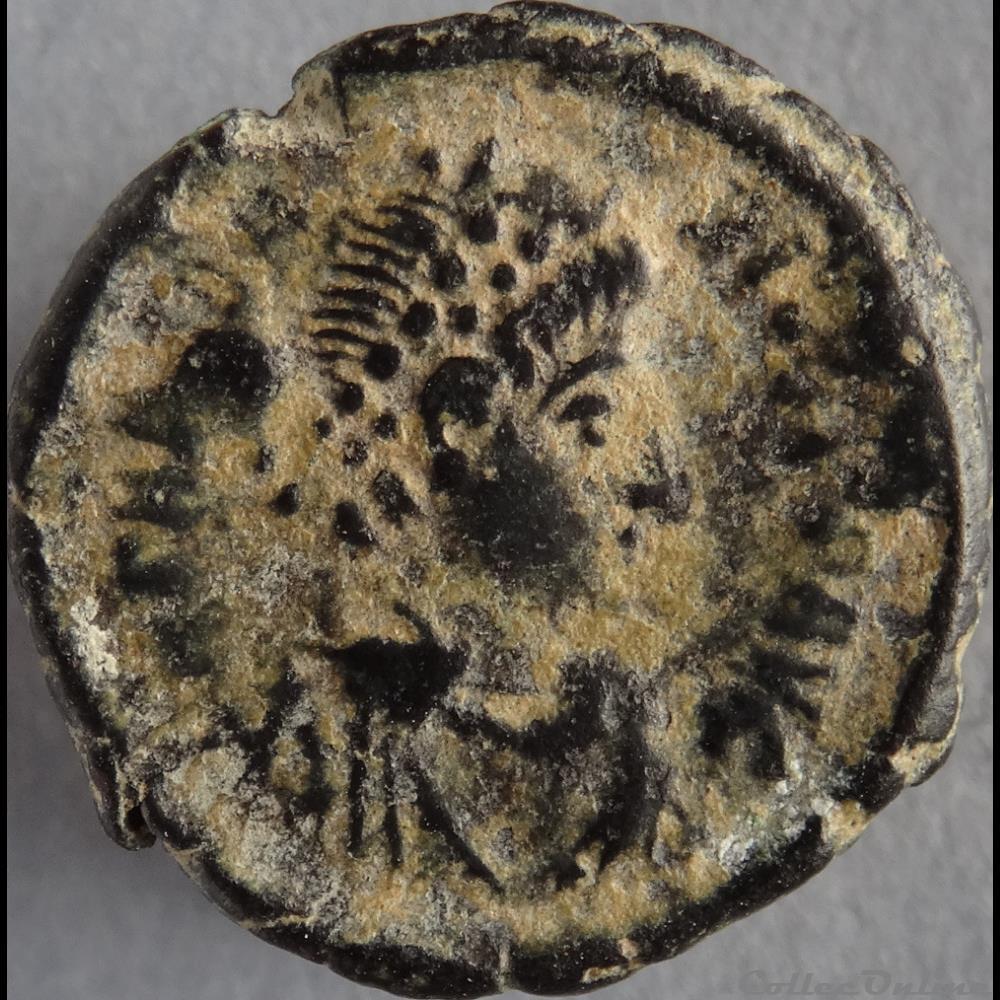 Ae4 Théodose I - Antioche RIC. 67 monnaie antique romaine ae4 theodose i antioche ric 67
