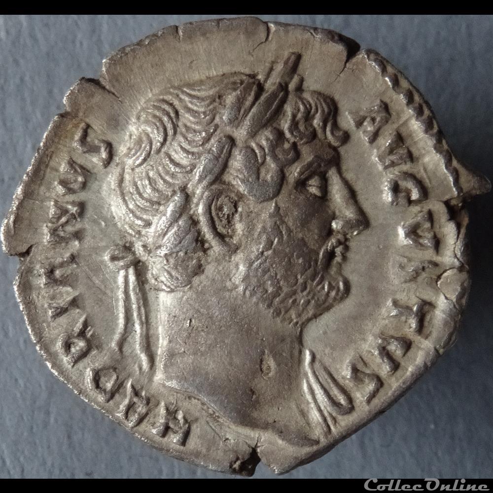 Denier Hadrien - Rome RIC. 173 monnaie antique romaine denier hadrien rome ric 173