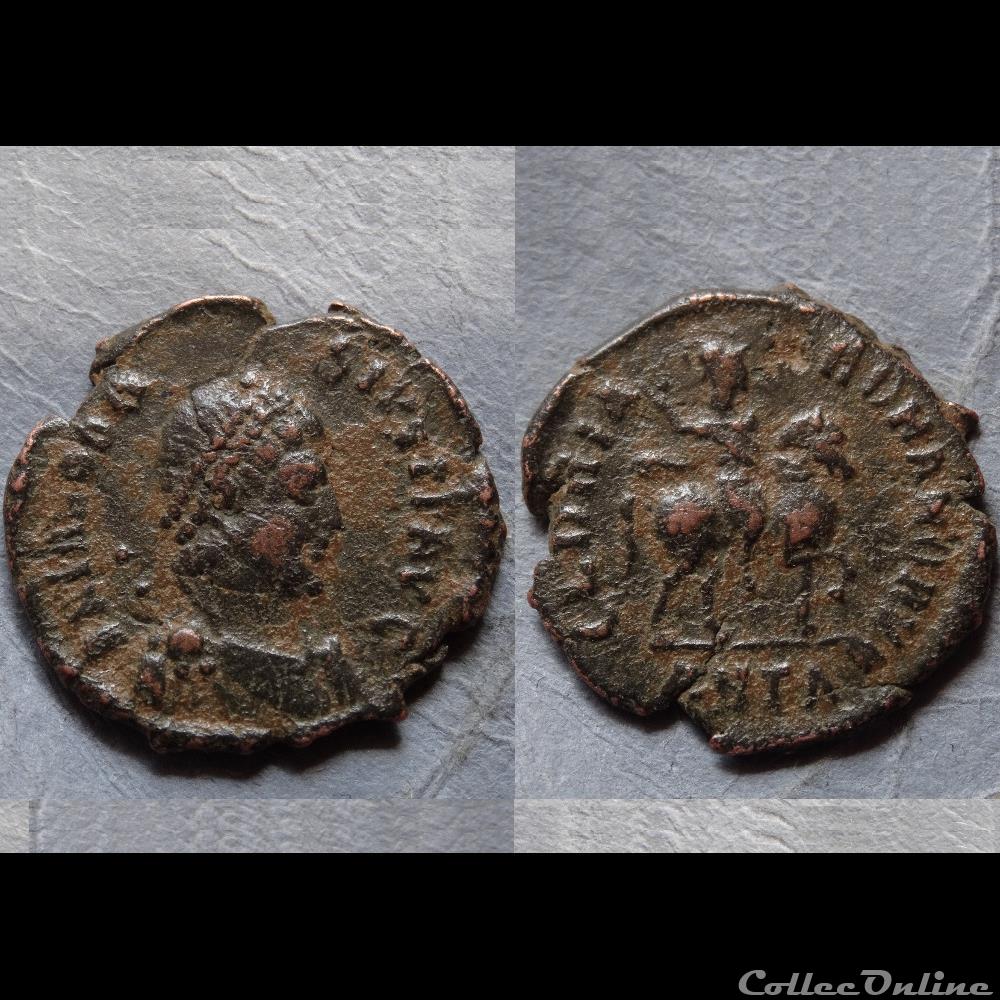 Ae4 Théodose I - Antioche RIC. 69 a 1 4 monnaie antique romaine ae4 theodose i antioche ric 69 a 1