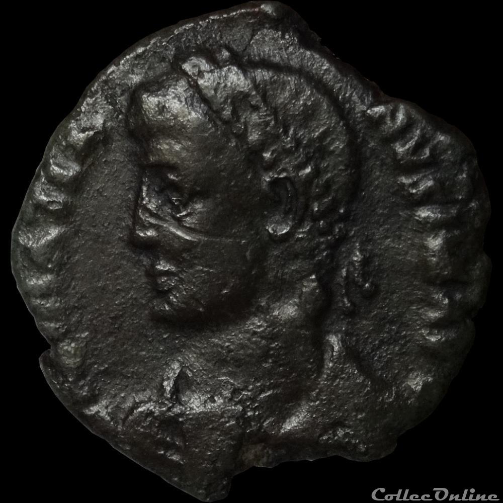 Ae3 Gratien - buste à gauche (inédit) - Cyzique 2 monnaie antique av jc ap romaine ae3 gratien buste a gauche inedit cyzique