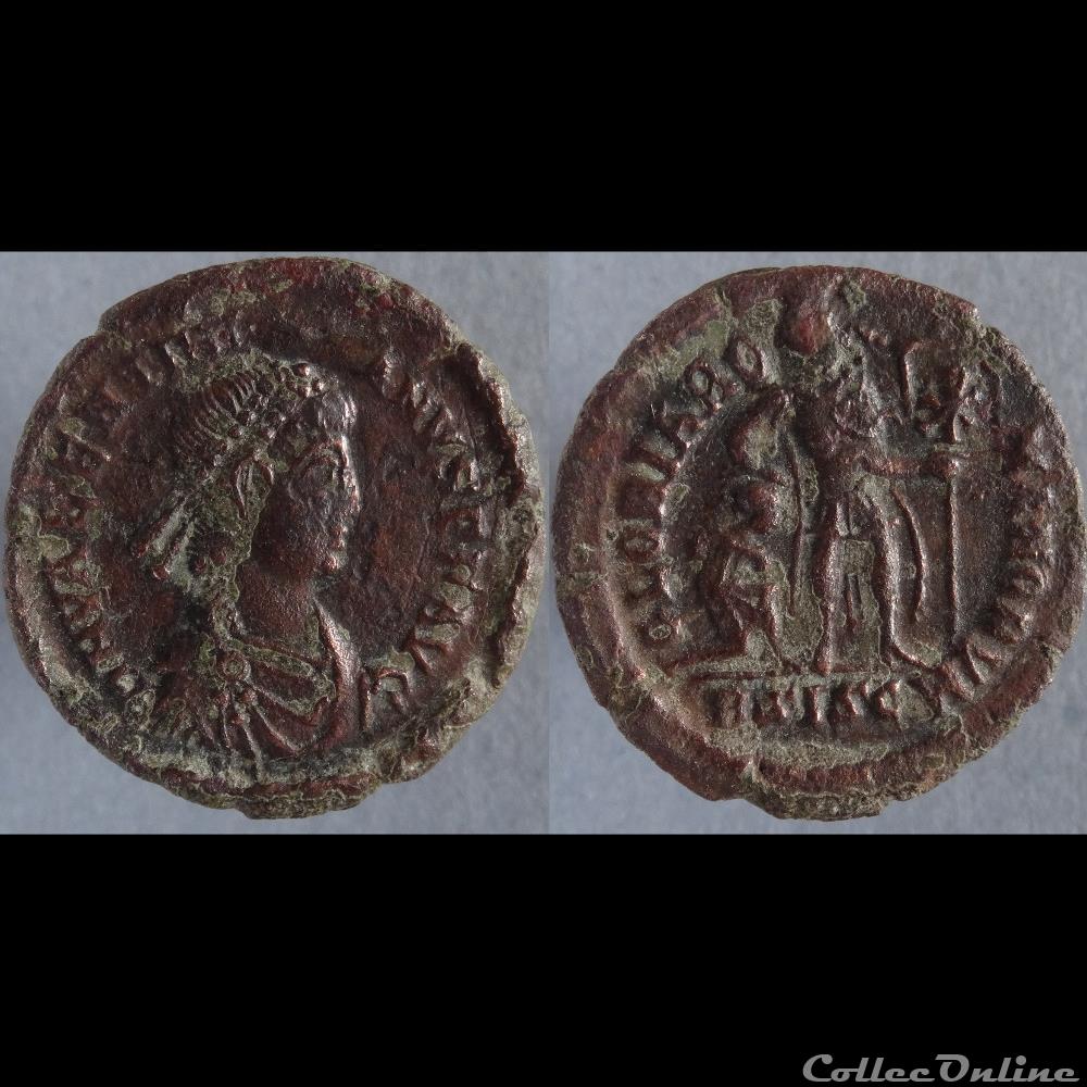 monnaie antique romaine ae4 valentinien ii siscia ric 38