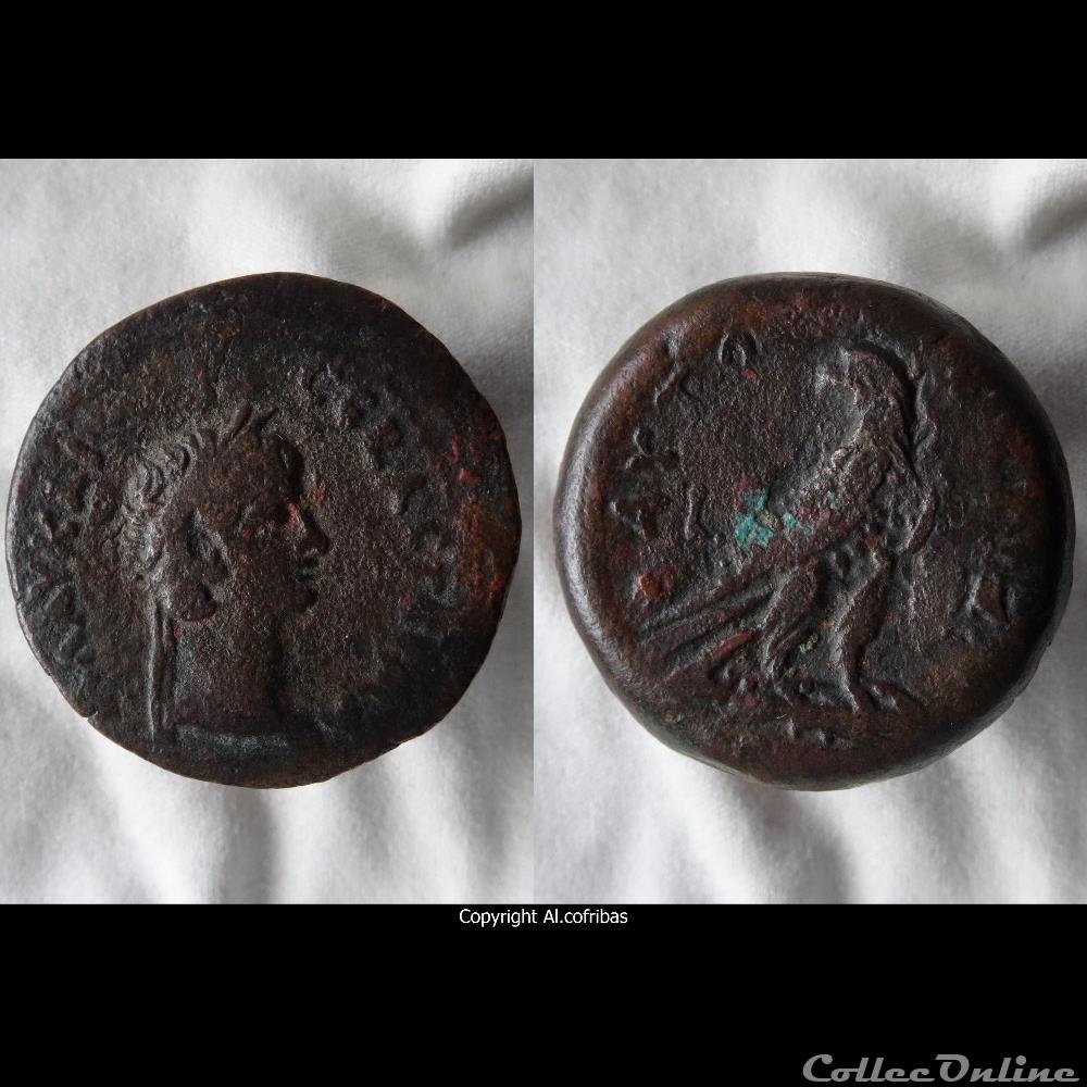 Ae25 Di-Obole Claudius - Alexandrie RPC. 5193 monnaie antique romaine ae25 di obole claudius alexandrie rpc 5193