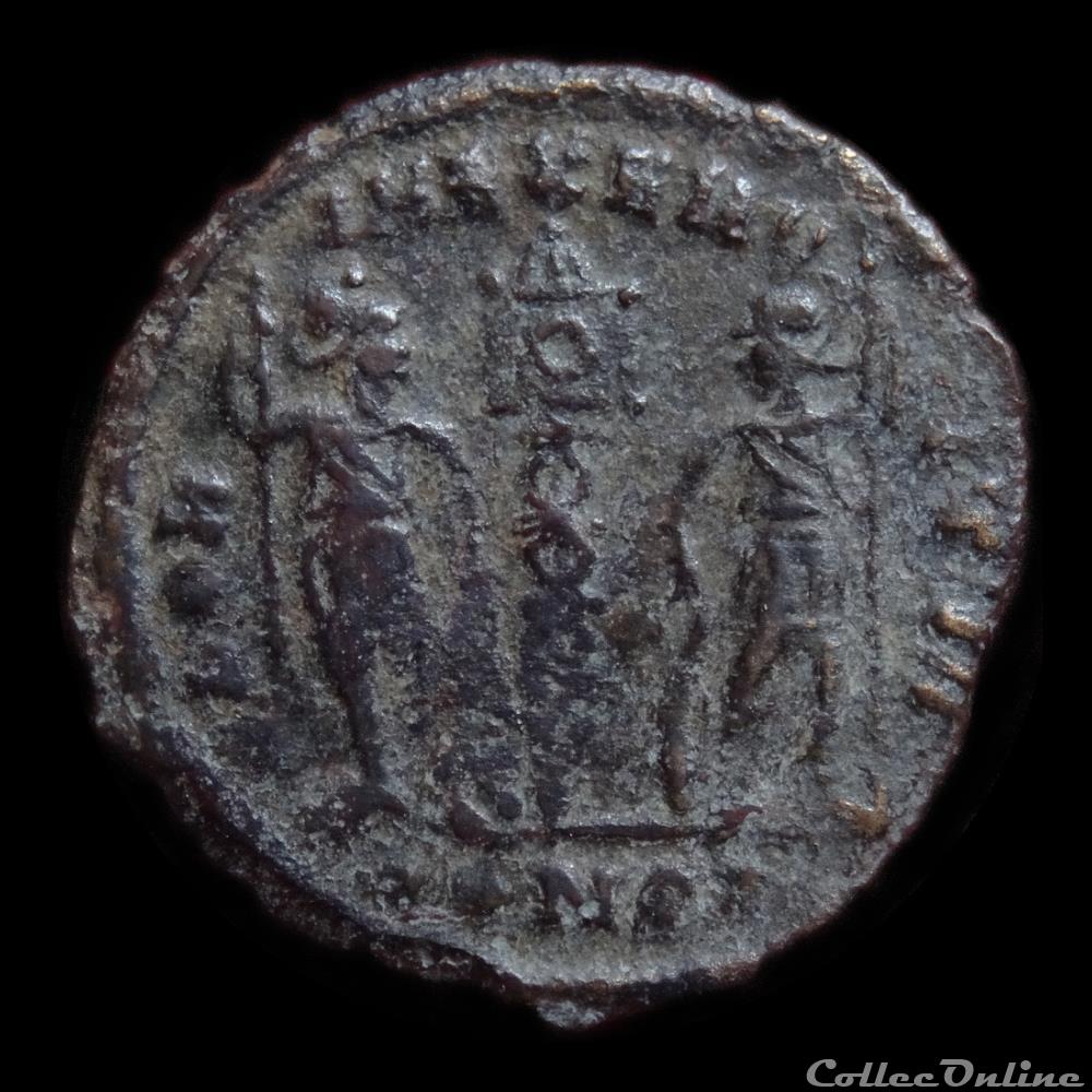 Ae3 Delmace - Constantinople RIC. 142 4 monnaie antique romaine ae3 delmace constantinople ric 142