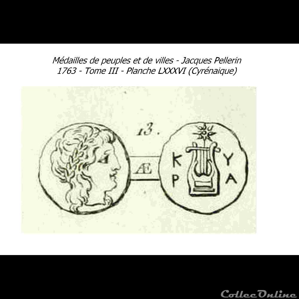 Ae16 Cyrène - Apollon / Lyre SNG Cop. 1266 3 monnaie antique grecque ae16 cyrene apollon lyre sng cop 1266