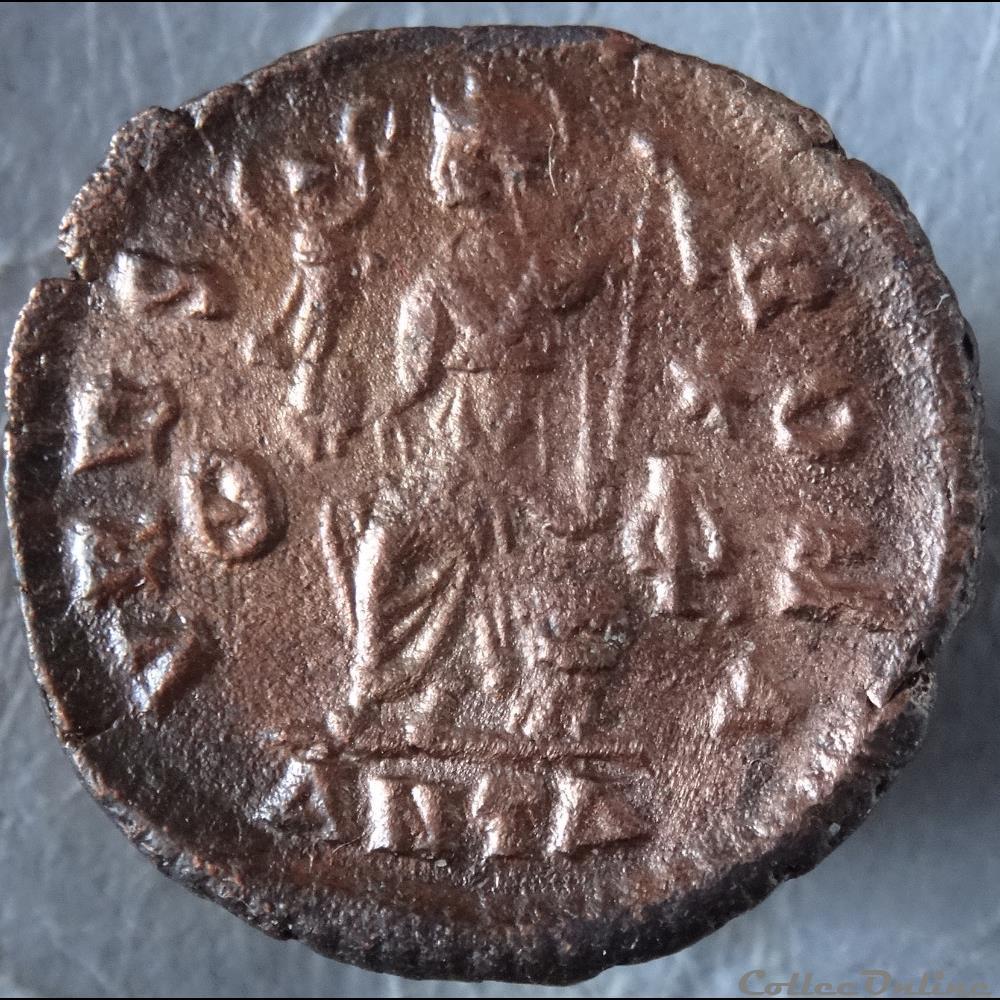 monnaie antique romaine ae3 valentinien ii antioche ric 51