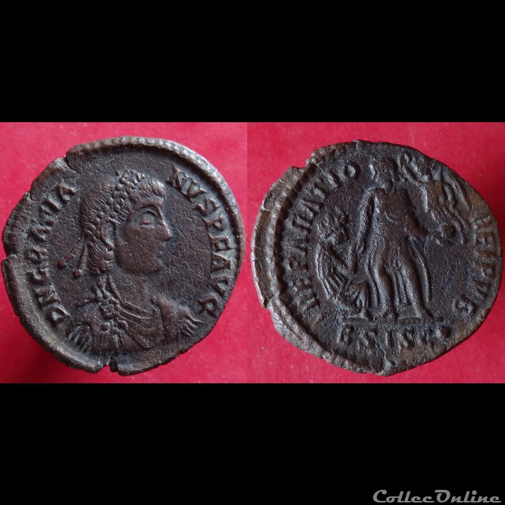 Ae2 Gratien - Siscia RIC. 26 5 monnaie antique romaine ae2 gratien siscia ric 26