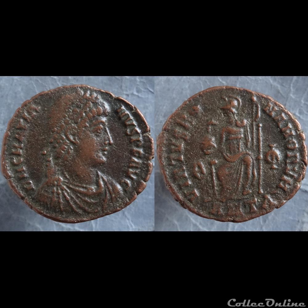 Ae3 Gratien - Antioche RIC. 50 2 monnaie antique romaine ae3 gratien antioche ric 50