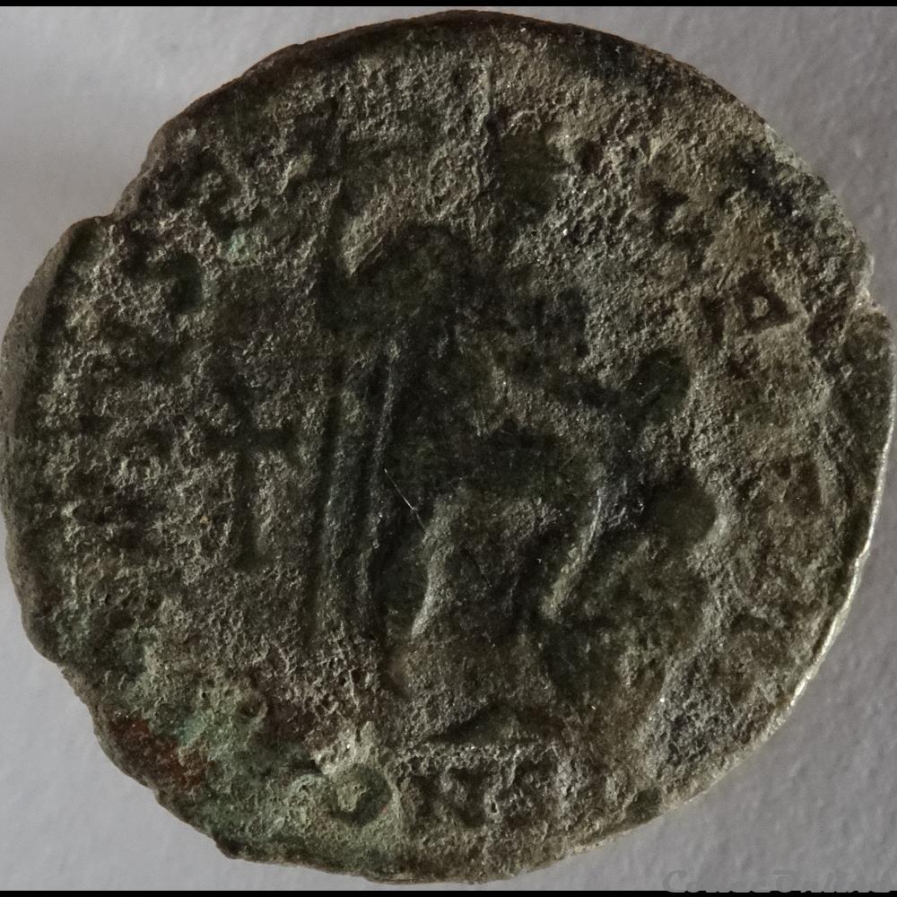monnaie antique romaine ae2 arcadius constantinople cf ric 83