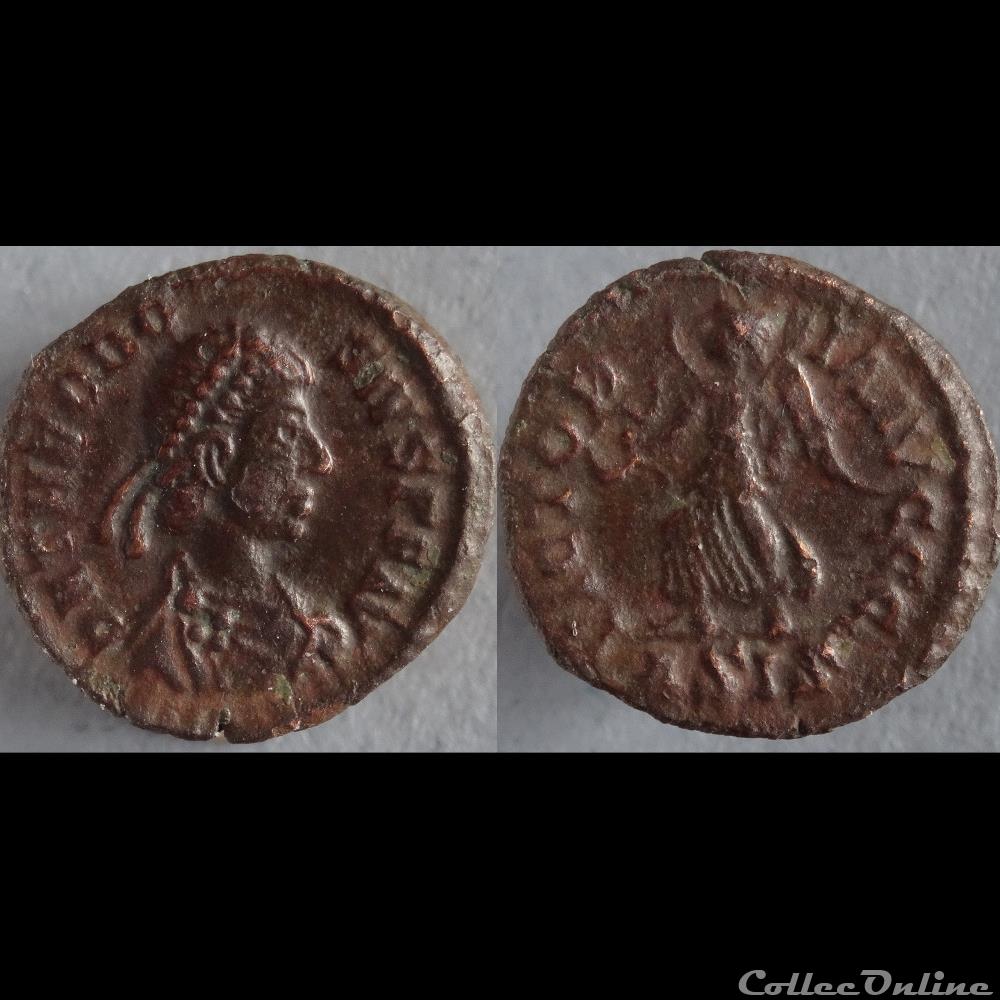 Ae4 Théodose I - Siscia RIC. 39 5 monnaie antique romaine ae4 theodose i siscia ric 39