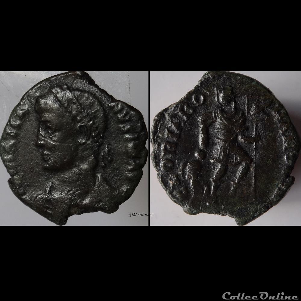 Ae3 Gratien - buste à gauche (inédit) - Cyzique 5 monnaie antique av jc ap romaine ae3 gratien buste a gauche inedit cyzique