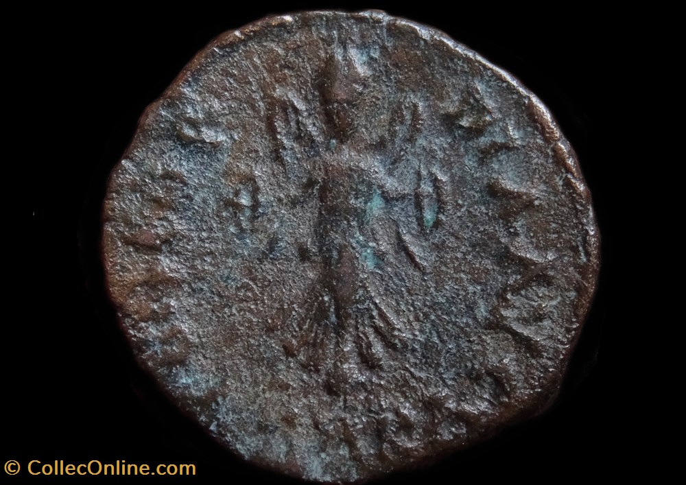 monnaie antique av jc ap romaine republicaine imperiale ae4 valentinianus iii cyzique ric 438