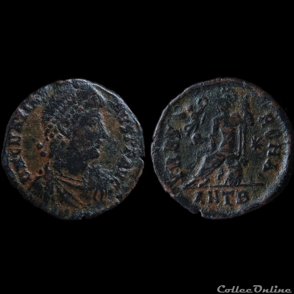 Ae3 Gratien - Antioche Cf. RIC. 51 3 monnaie antique romaine ae3 gratien antioche cf ric 51