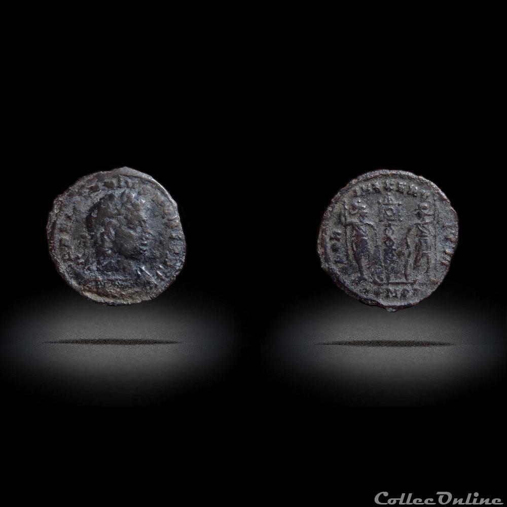 Ae3 Delmace - Constantinople RIC. 142 monnaie antique romaine ae3 delmace constantinople ric 142