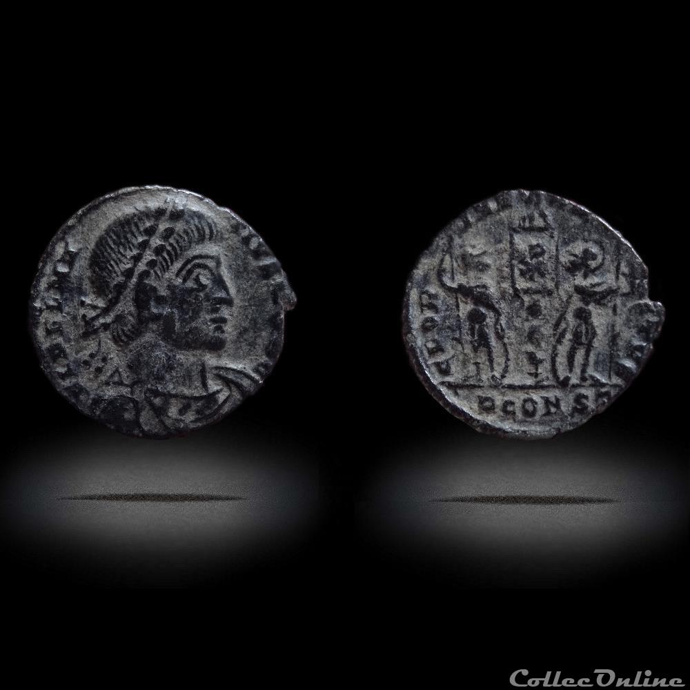 Ae3/4 Delmace - Arles RIC. 399 monnaie antique romaine ae3 4 delmace arles ric 399