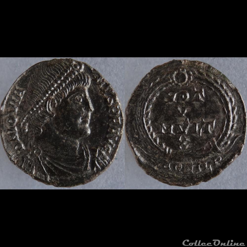 Ae3 Jovien - Aquilée RIC. 247 3 monnaie antique romaine ae3 jovien aquilee ric 247