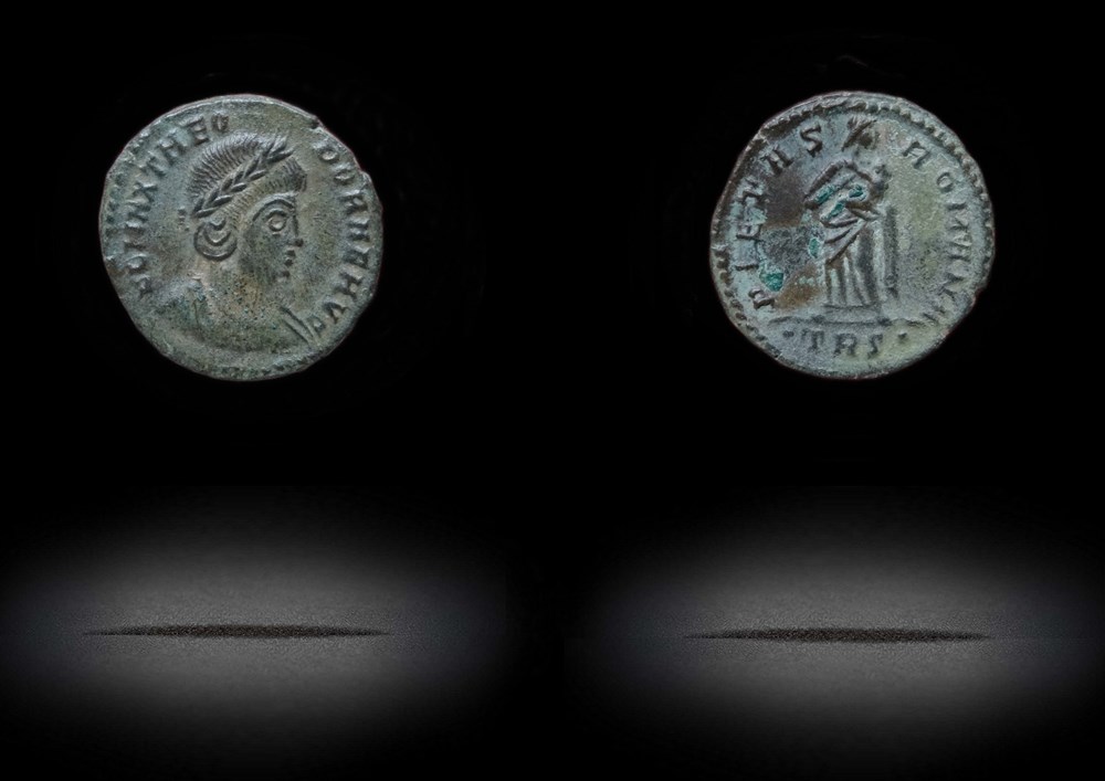 monnaies antiques romaines imperiales et republicaines theodora treves ric 65