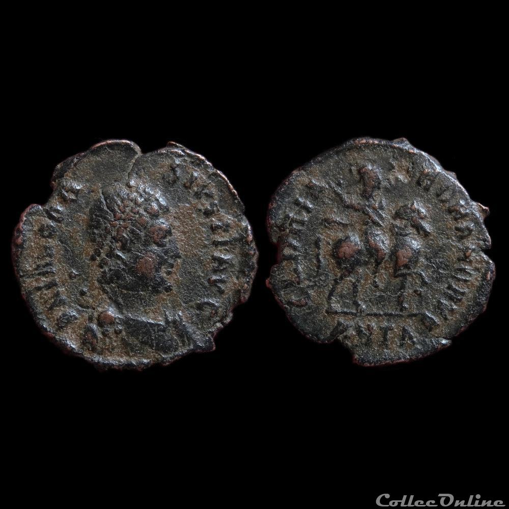 Ae4 Théodose I - Antioche RIC. 69 a 1 3 monnaie antique romaine ae4 theodose i antioche ric 69 a 1