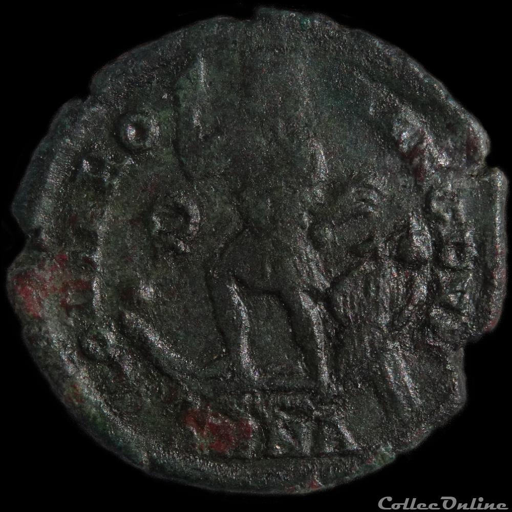 Ae2 Gratien - Nicomédie RIC. 25 4 monnaie antique romaine ae2 gratien nicomedie ric 25
