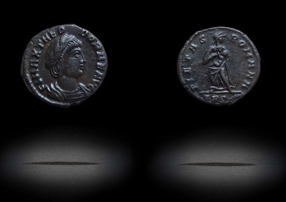 monnaies antiques romaines imperiales et republicaines theodora treves ric 91