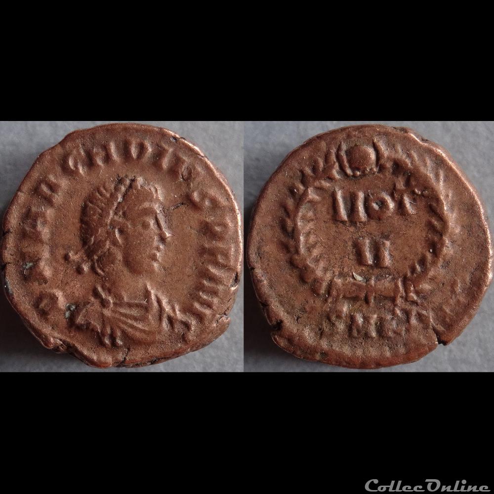 monnaie antique romaine ae4 arcadius cyzique ric 20