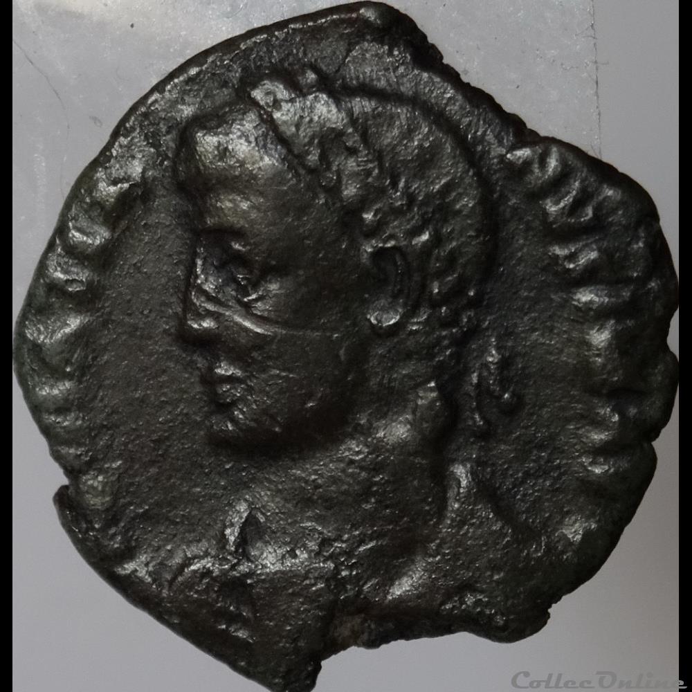 Ae3 Gratien - buste à gauche (inédit) - Cyzique monnaie antique av jc ap romaine ae3 gratien buste a gauche inedit cyzique