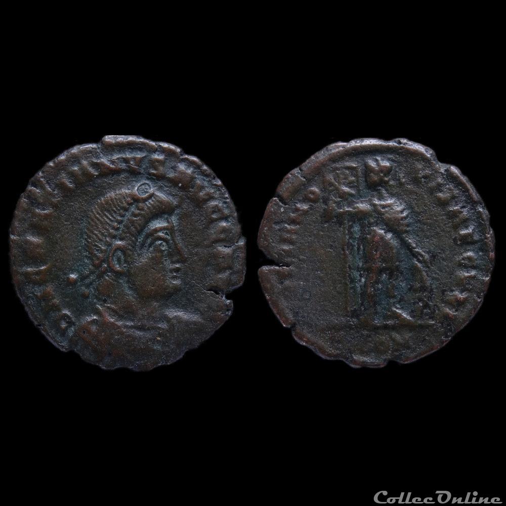 Ae3 Gratien - Arles RIC. 15 5 monnaie antique romaine ae3 gratien arles ric 15
