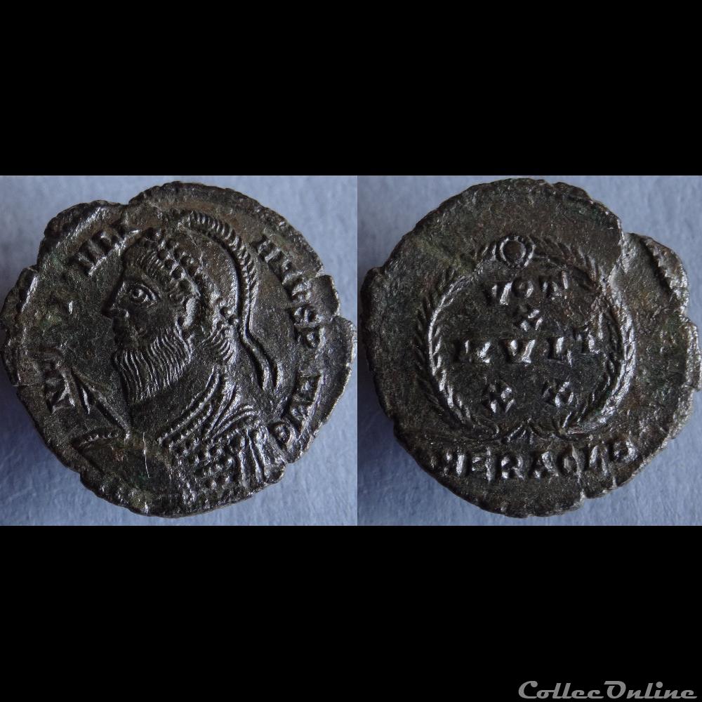 Ae3 Julien II - Héraclée RIC. 105 4 monnaie antique romaine ae3 julien ii heraclee ric 105