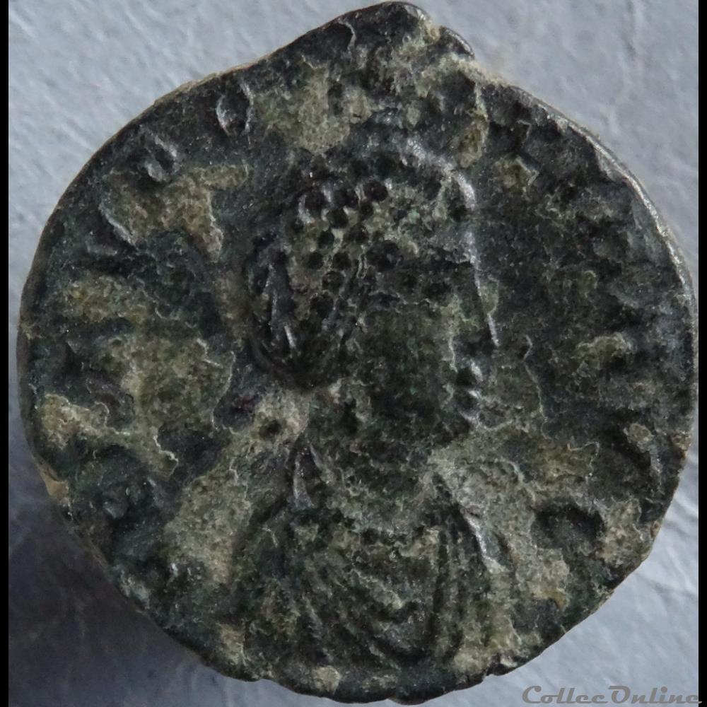 Ae4 Aelia Eudoxia RIC. 103 3 monnaie antique romaine ae4 aelia eudoxia ric 103