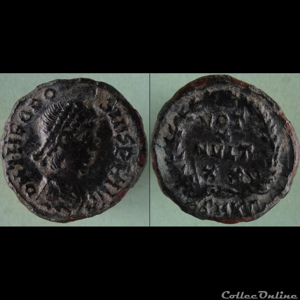 Ae4 Théodose I - Cyzique RIC. 21 2 monnaie antique romaine ae4 theodose i cyzique ric 21