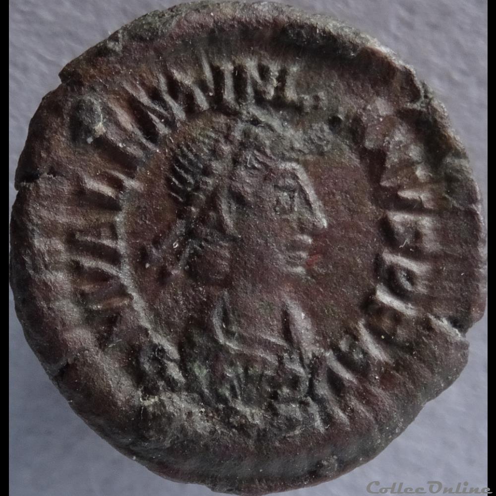 Ae4 Valentinien II - Siscia RIC. 39 monnaie antique romaine ae4 valentinien ii siscia ric 39