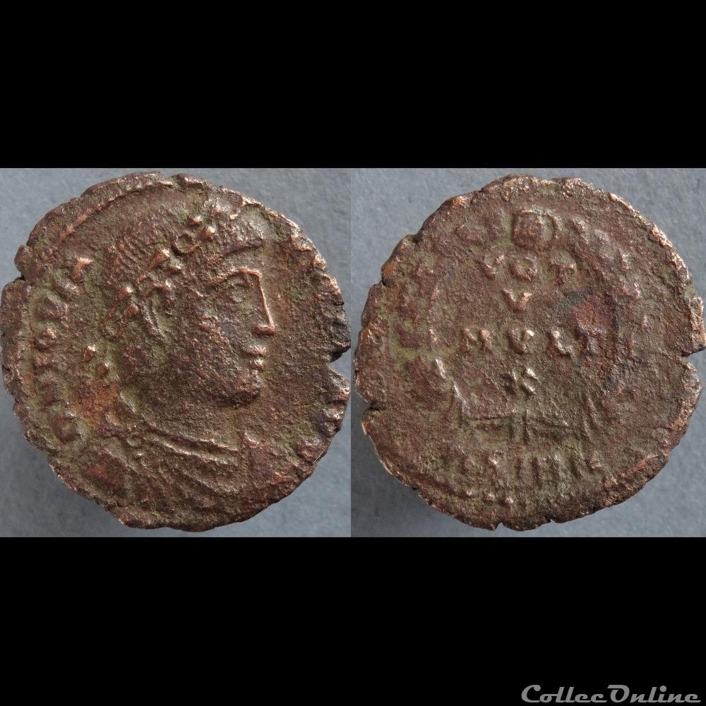 monnaie antique romaine ae3 jovien sirmium ric 119