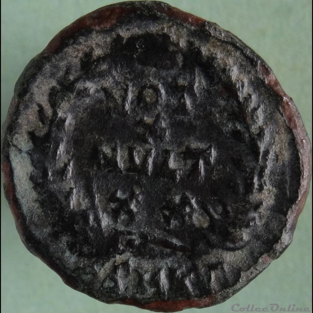 Ae4 Théodose I - Cyzique RIC. 21 3 monnaie antique romaine ae4 theodose i cyzique ric 21