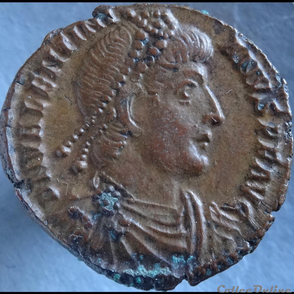 Ae3 Valentinien - Aquilée RIC. 11 monnaie antique romaine ae3 valentinien aquilee ric 11