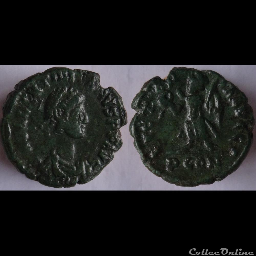 Ae4 Valentinien II - Rome RIC. 30 3 monnaie antique romaine ae4 valentinien ii rome ric 30