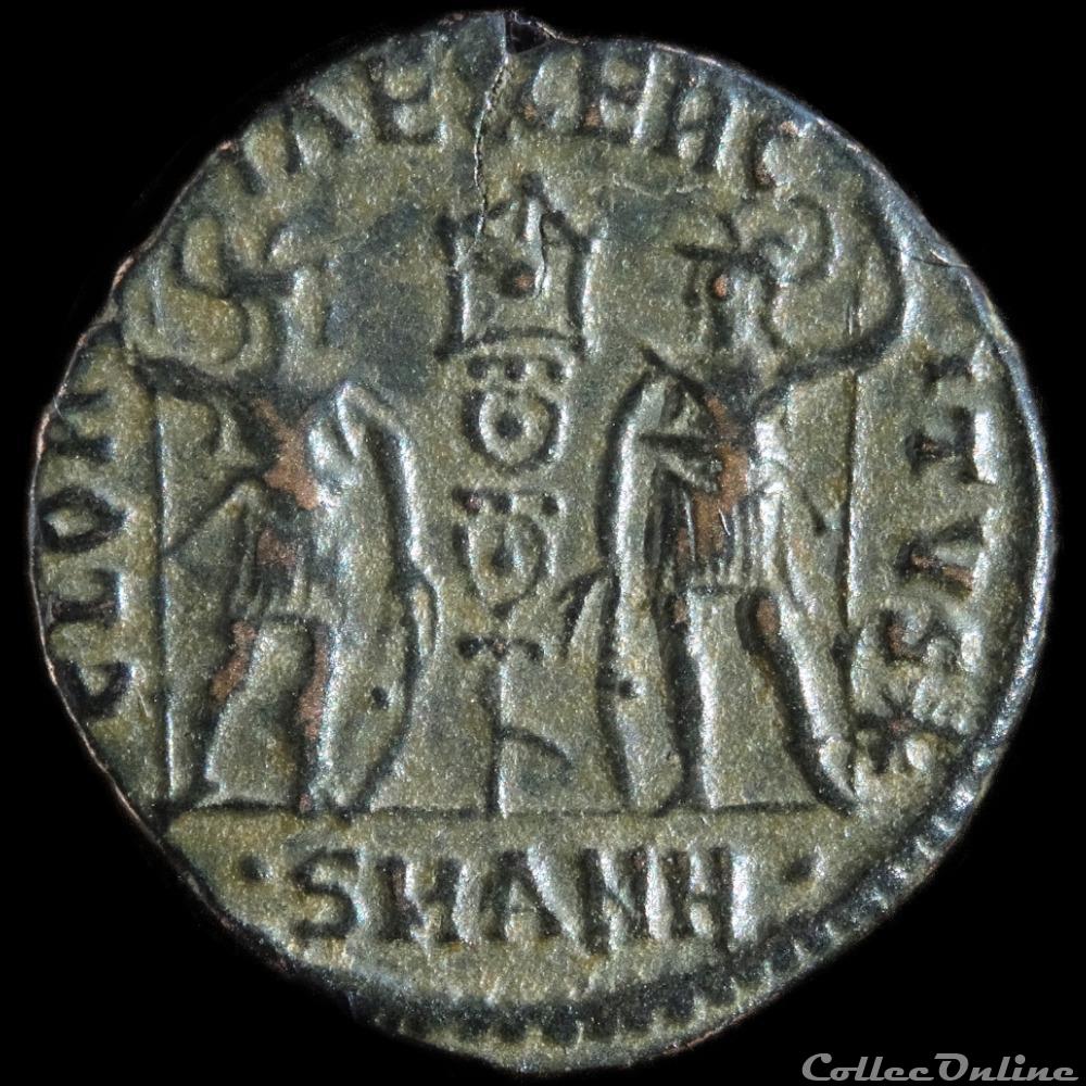 monnaie antique romaine ae4 constantius