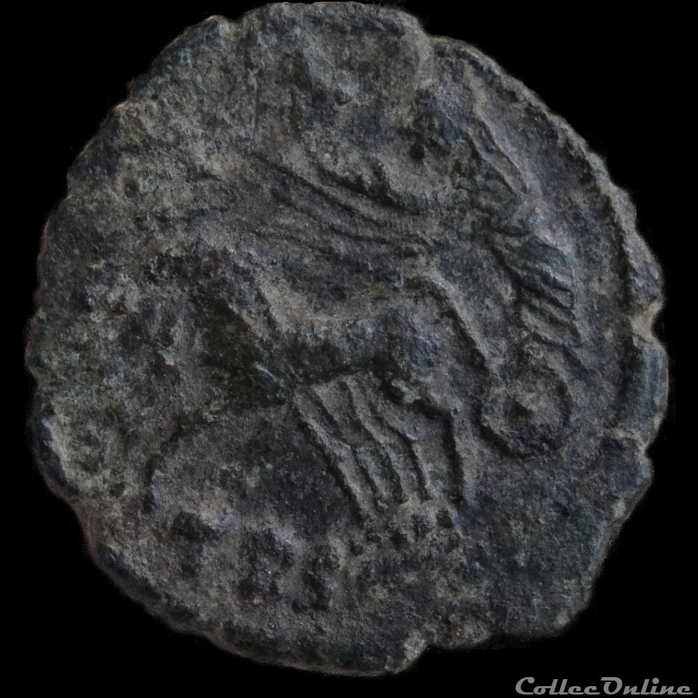 not in RIC - "Imitation barbare" 2 monnaie antique romaine not in ric imitation barbare