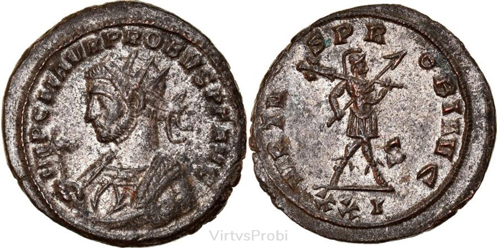 RIC 810v, Alföldi 95.- coins ancient to roman republic imperial ric 810v alfoldi 95
