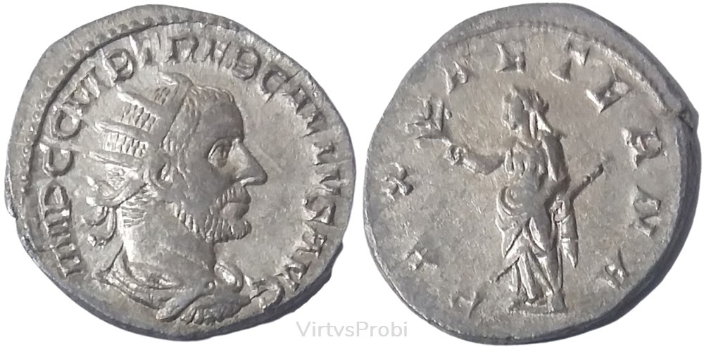 Trebonianus Gallus, RIC <tbd> coins ancient to roman republic imperial trebonianus gallus ric tbd