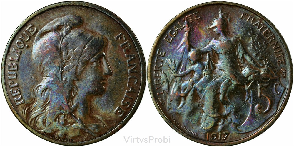 coins world france 5 centimes km 842