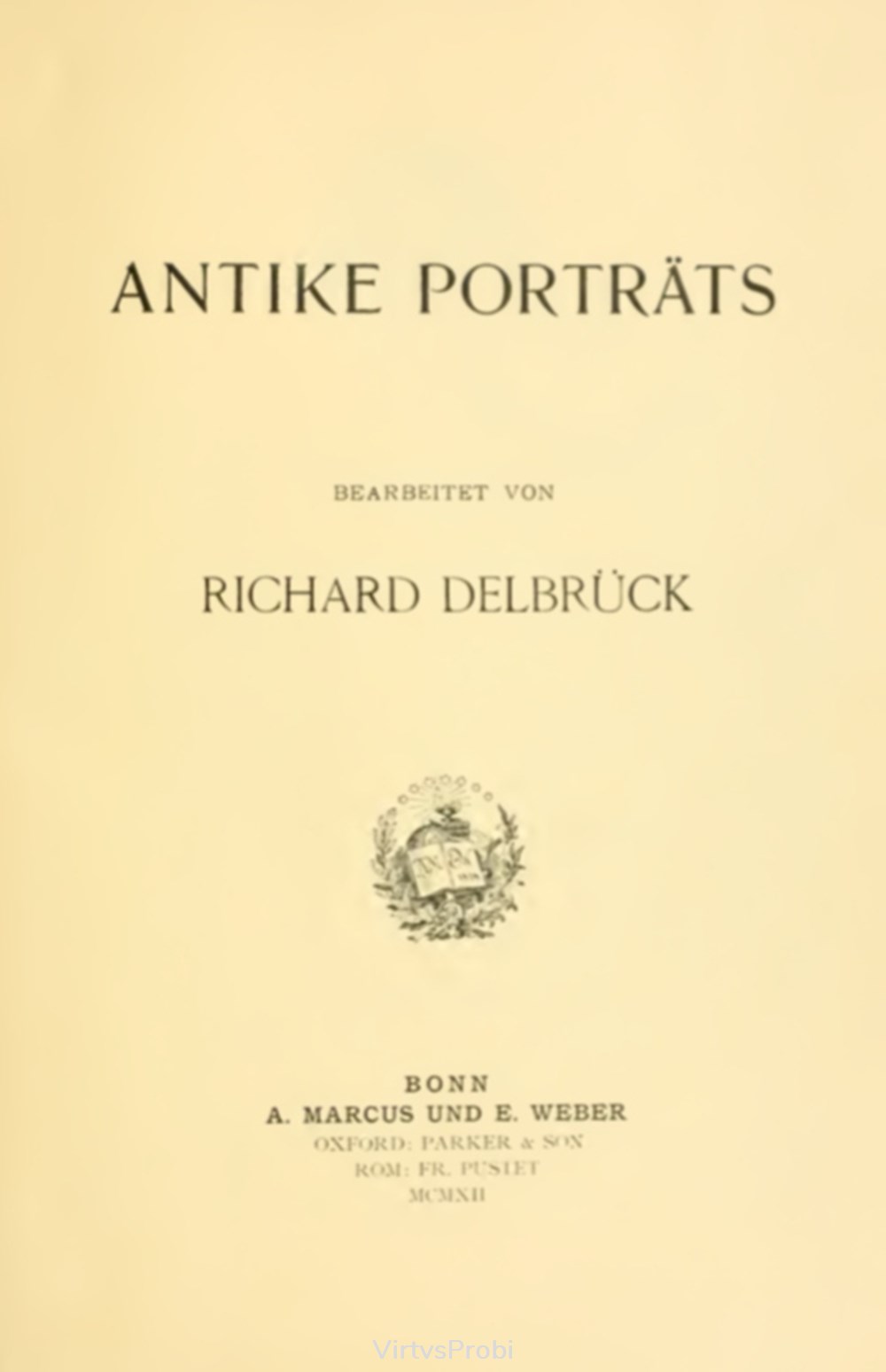 books comics magazines antike portrats delbrueck richard