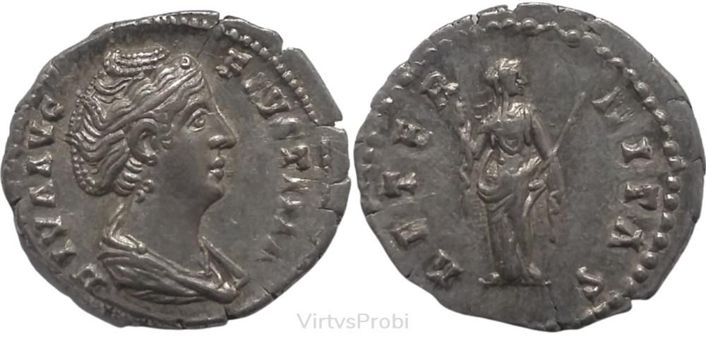 Faustina Major, RIC 346b coins ancient to roman republic imperial faustina major ric 346b