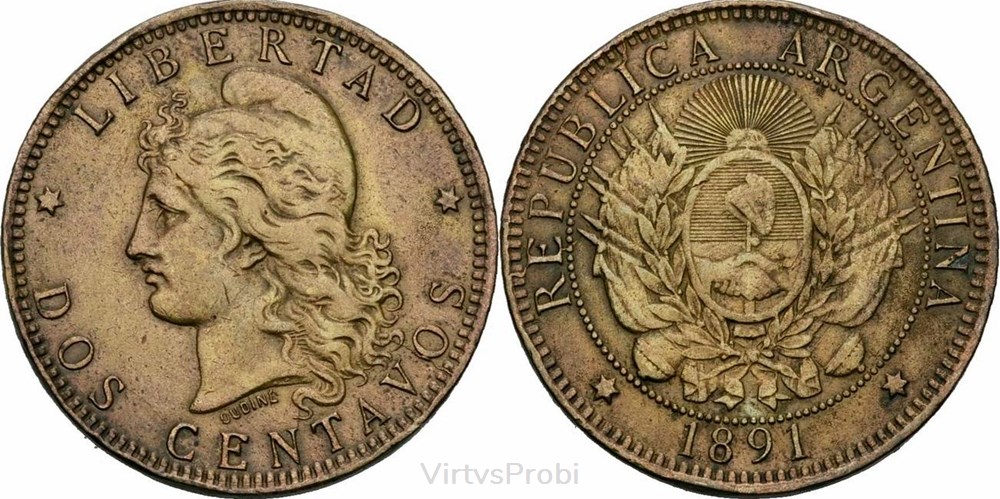 coins world argentina 2 centavos km 33