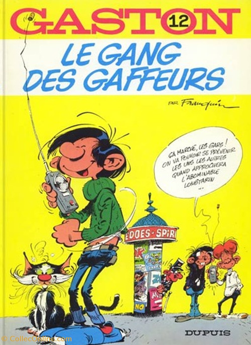 gaston - 12. Le gang des gaffeurs livres bd revues gaston 12 le gang des gaffeurs