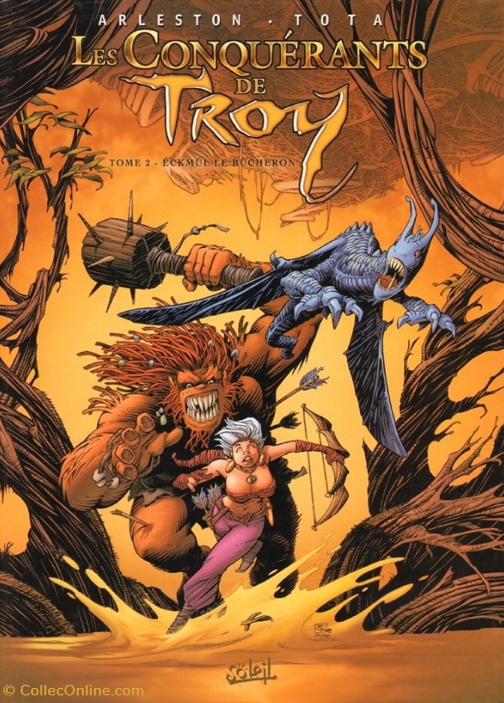 livres bd revues les conquerants de troy 2 eckmul le bucheron