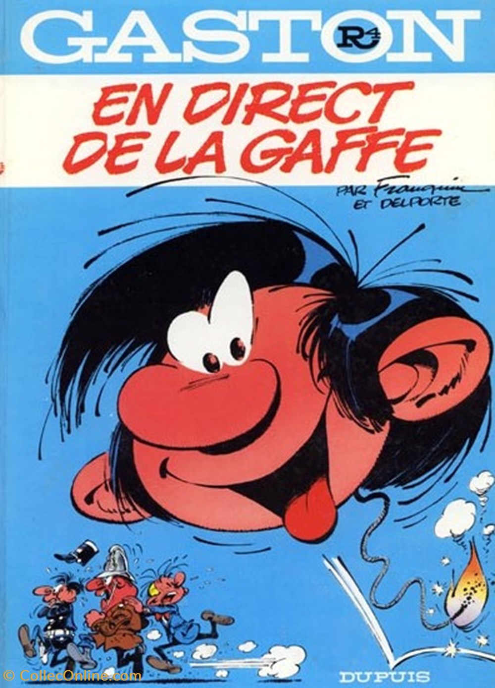 gaston - R4. En direct de la gaffe livres bd revues gaston r4 en direct de la gaffe